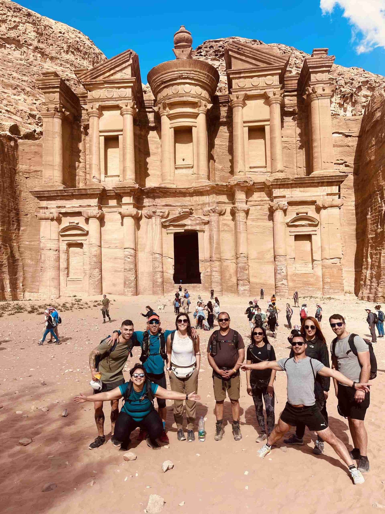 Ryan Mex and group in Petra